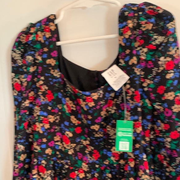 NWT GAP Black Floral Kids Dress - Picture 7 of 8